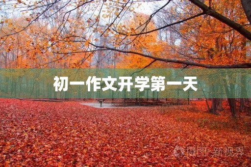 初一作文开学第一天 初一作文开学第一天