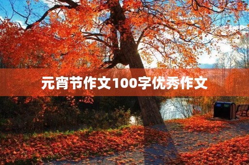 元宵节作文100字优秀作文 元宵节作文100字优秀作文