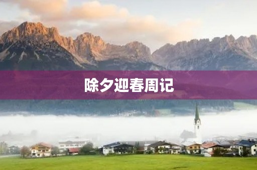 除夕迎春周记