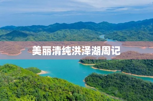 美丽清纯洪泽湖周记 美丽清纯洪泽湖周记