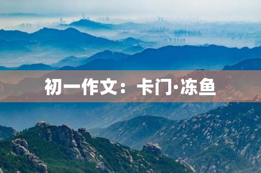 初一作文：卡门·冻鱼