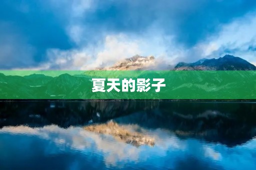 夏天的影子 夏天的影子