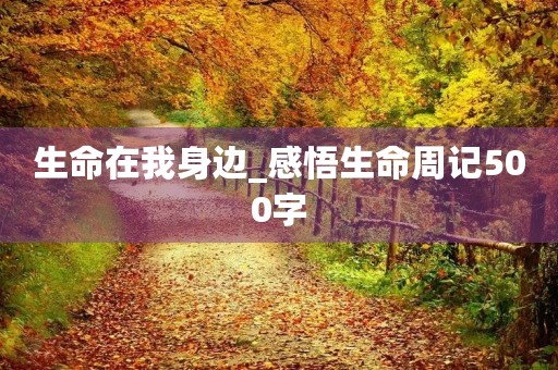 生命在我身边_感悟生命周记500字