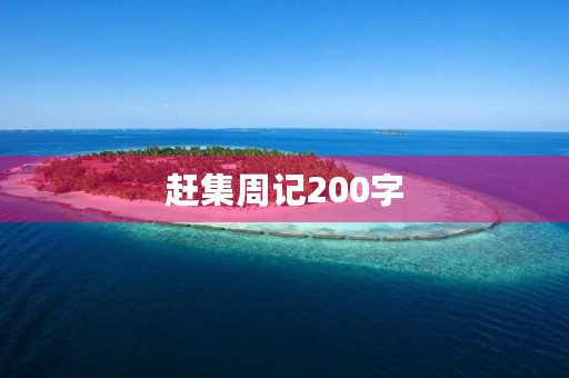 赶集周记200字