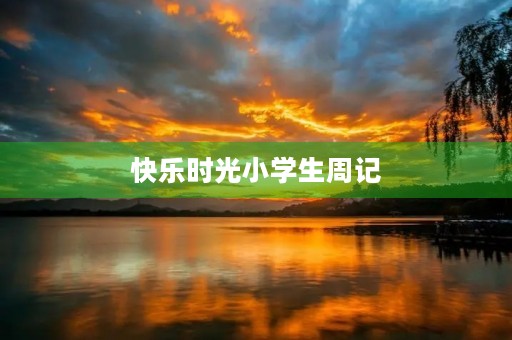 快乐时光小学生周记