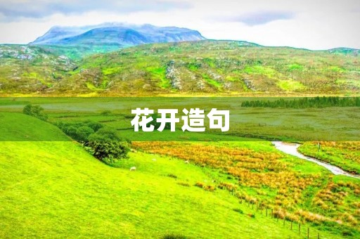 花开造句