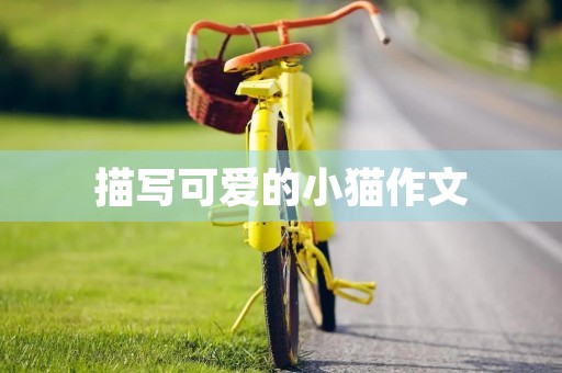 描写可爱的小猫作文
