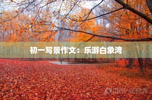 初一写景作文:乐游白象湾 初一写景作文:乐游白象湾