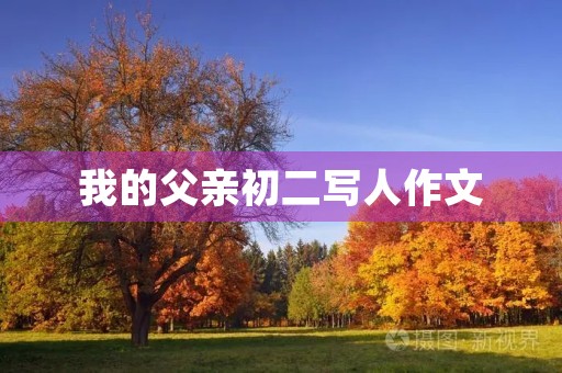 我的父亲初二写人作文 我的父亲初二写人作文