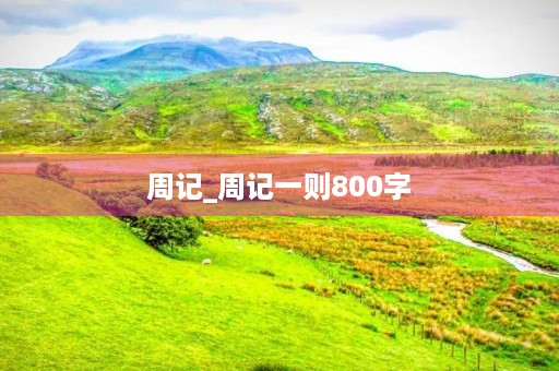 周记_周记一则800字