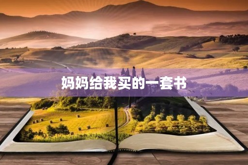 妈妈给我买的一套书
