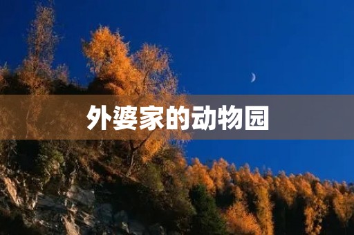 外婆家的动物园 外婆家的动物园
