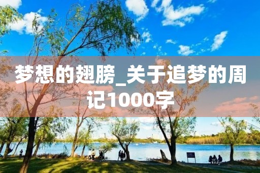 梦想的翅膀_关于追梦的周记1000字