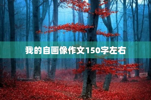 我的自画像作文150字左右