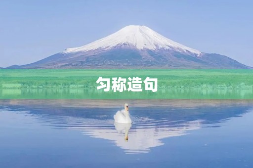 匀称造句
