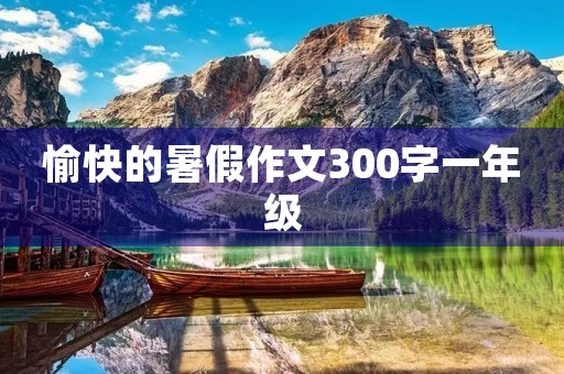 愉快的暑假作文300字一年级