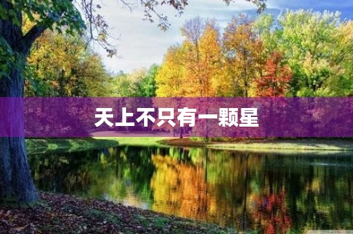 天上不只有一颗星 天上不只有一颗星