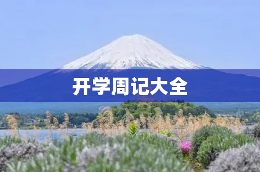 开学周记大全
