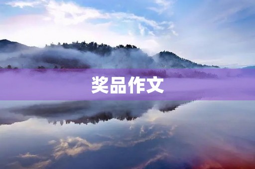奖品作文 奖品作文