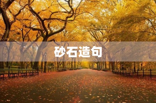 砂石造句