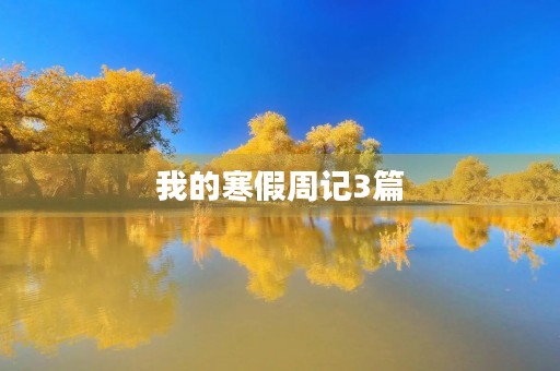 我的寒假周记3篇 我的寒假周记3篇