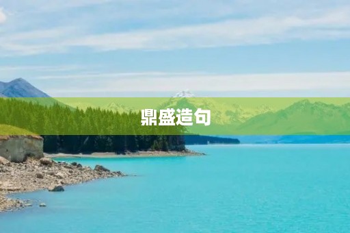 鼎盛造句