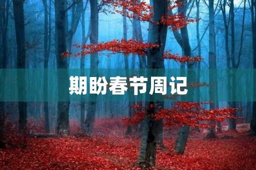 期盼春节周记 期盼春节周记
