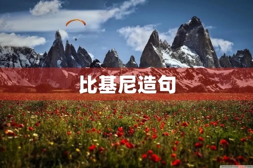 比基尼造句