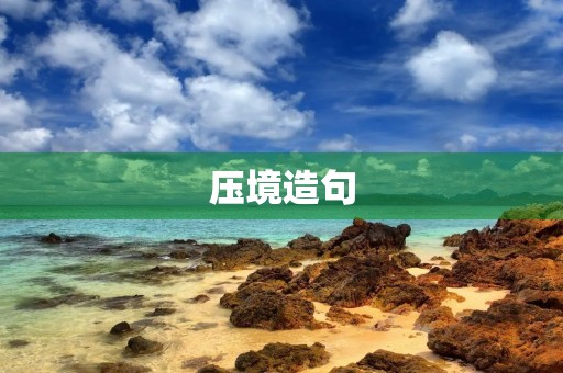 压境造句