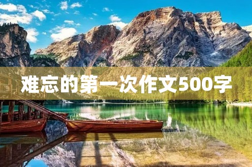 难忘的第一次作文500字 难忘的第一次作文500字