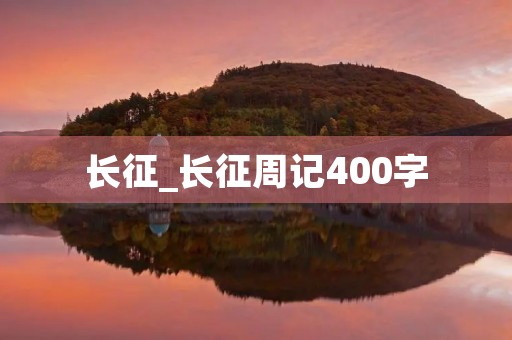 长征_长征周记400字