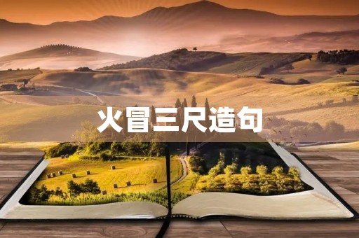火冒三尺造句 火冒三尺造句