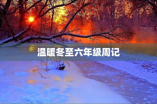 温暖冬至六年级周记