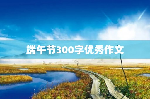 端午节300字优秀作文 端午节300字优秀作文