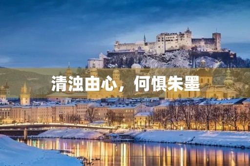 清浊由心，何惧朱墨