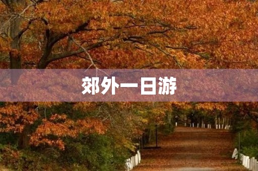 郊外一日游 郊外一日游