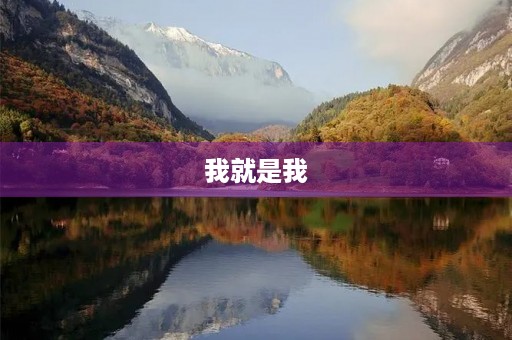 我就是我