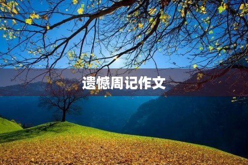 遗憾周记作文