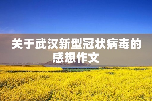 关于武汉新型冠状病毒的感想作文 关于武汉新型冠状病毒的感想作文