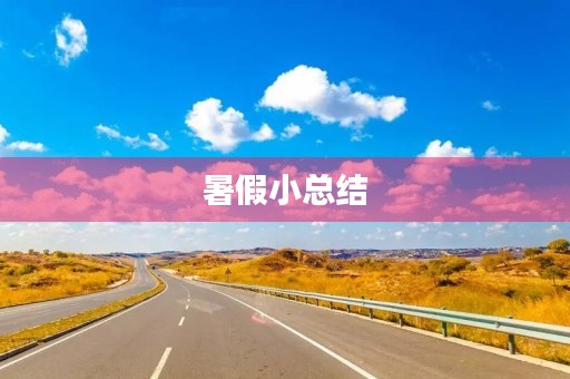暑假小总结 暑假小总结