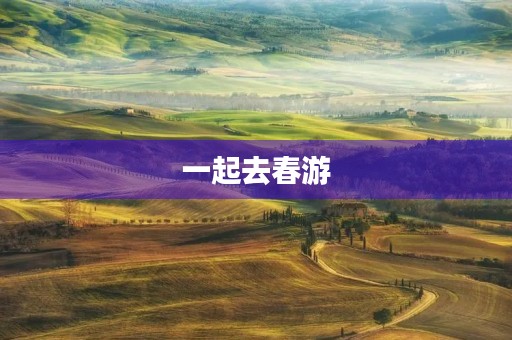 一起去春游 一起去春游