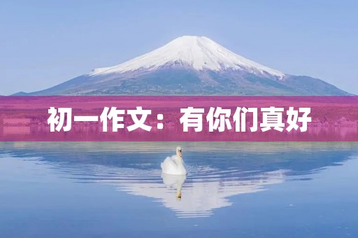 初一作文:有你们真好 初一作文:有你们真好