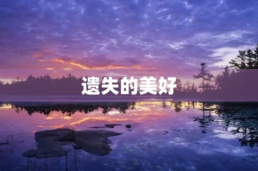 遗失的美好 遗失的美好