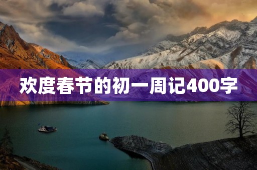 欢度春节的初一周记400字