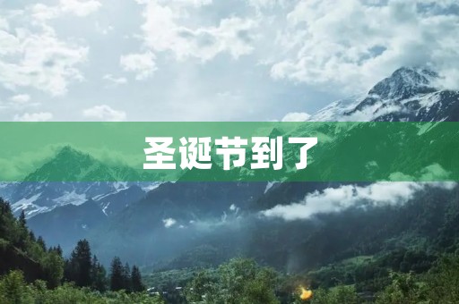 圣诞节到了 圣诞节到了