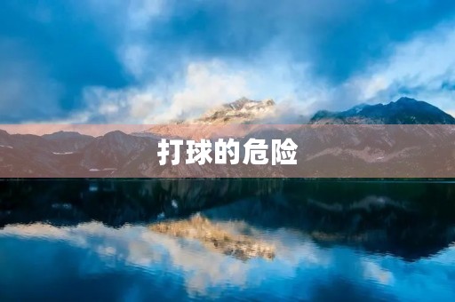 打球的危险 打球的危险