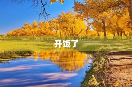 开饭了 开饭了