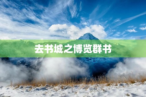 去书城之博览群书 去书城之博览群书