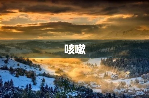 咳嗽 咳嗽