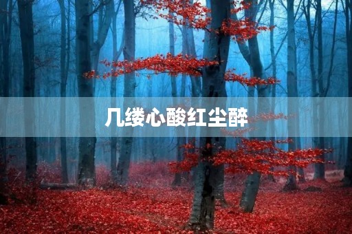 几缕心酸红尘醉